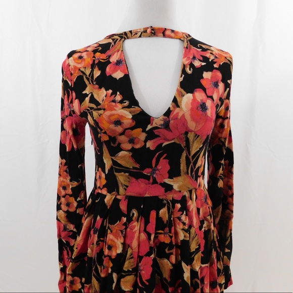 Free People Floral Mini Dress - Picture 4 of 6